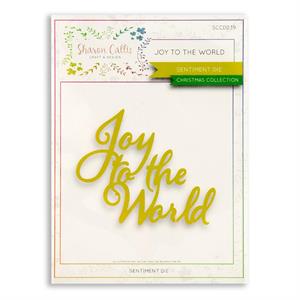 Sharon Callis Joy To The World Sentiment Die Set - 471942