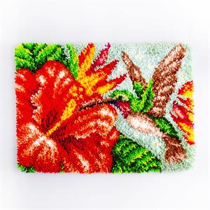 Craft Buddy 48x64cm Latch Hook Rug Kit - Hummingbird - 481942