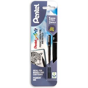 Pentel Pocket Brush - Grey - 489235