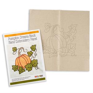 Quilter's Trading Post Pumpkin Dreams Hand Embroidery Panel - 490837