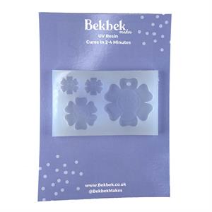Bekbek Makes UV Resin - Happy Hippy Flowers Silicone Moulds Reusable - 496465