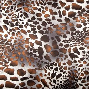 Six Penny Memories Animal Print Silk Satin Polyester Fabric - 1m x 150cm Wide - 500785