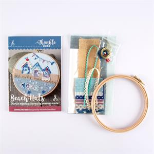 Sew Thimblewood Beach Hut Hoop Full Kit - 507377