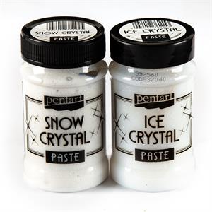 Pentart 100ml Paste Duo - Snow Crystal & Ice Crystal - 510077