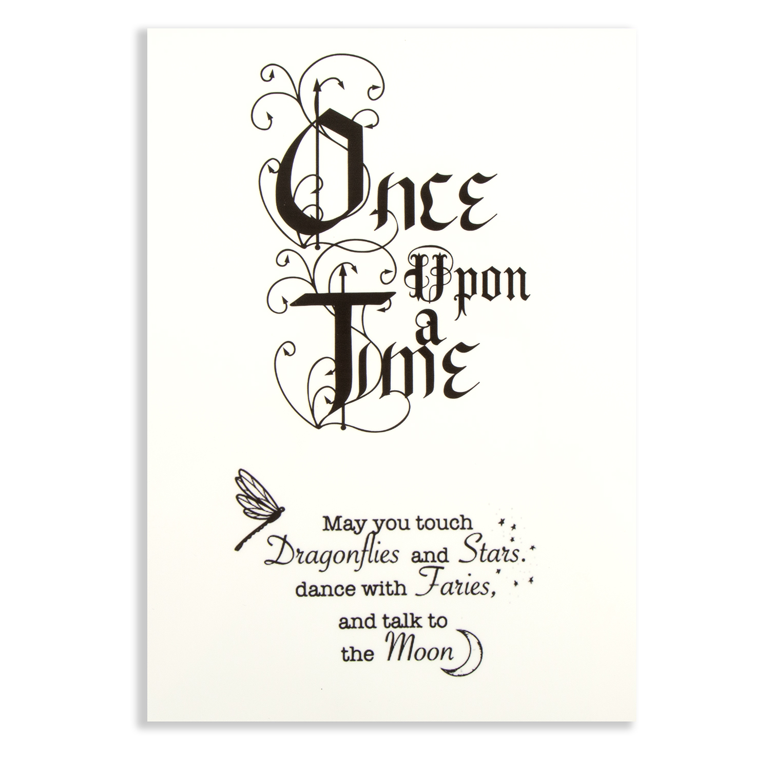 Emlems 4 x Fairytale Quotes A4 Transparent Sticker Sheets - Choose 4  - Design 5