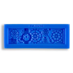 Emlems Steampunk Border Silicone Mould - 514050