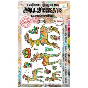 AALL & Create A6 Stamp Set - Angelic Deer Guardians - 514617