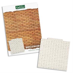 Katy Sue Designs Brickwork Silicone Texture Mat Mould - 515589