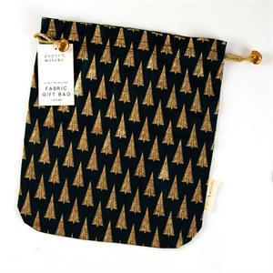 Fabric Freedom 100% Cotton Reusable Gold Foil Gift Bag - Large - 533045