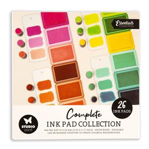 Studio Light Essentials Create & Craft Exclusive Complete Ink Pad Collection - 26 Ink Pads - 541891