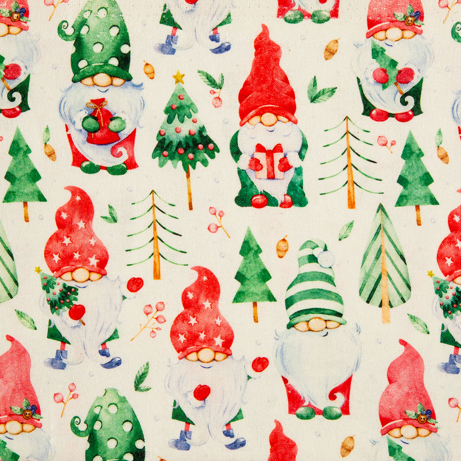 Fabric Freedom Christmas Digital Print 100% Quilting Cotton Fabric - Pick N Mix - 4 x 0.5m by 112cm/44" Wide - 2m in Total - Gonks Party