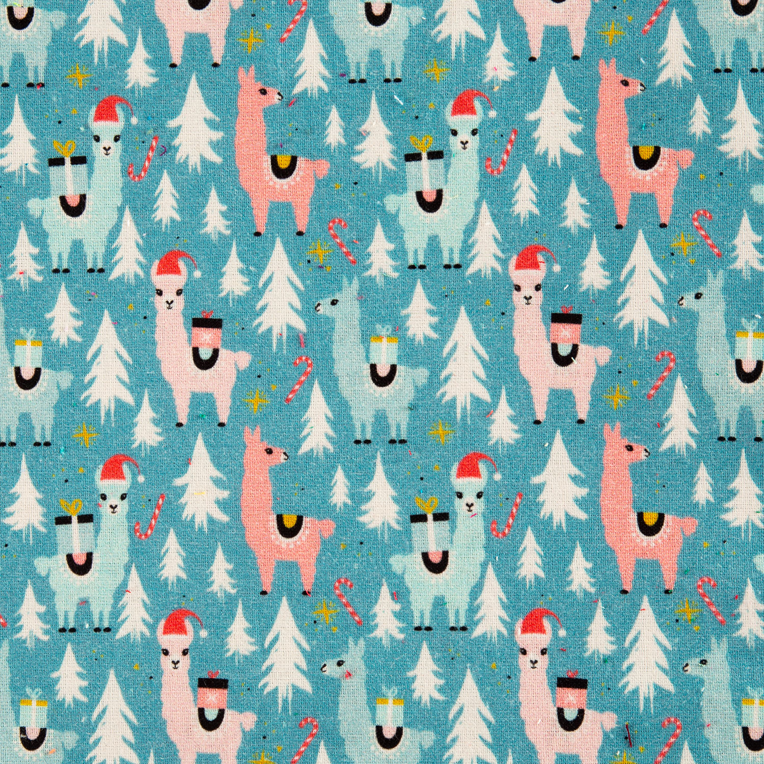 Fabric Freedom Christmas Digital Print 100% Quilting Cotton Fabric - Pick N Mix - 4 x 0.5m by 112cm/44" Wide - 2m in Total - Festive Larry & Friends