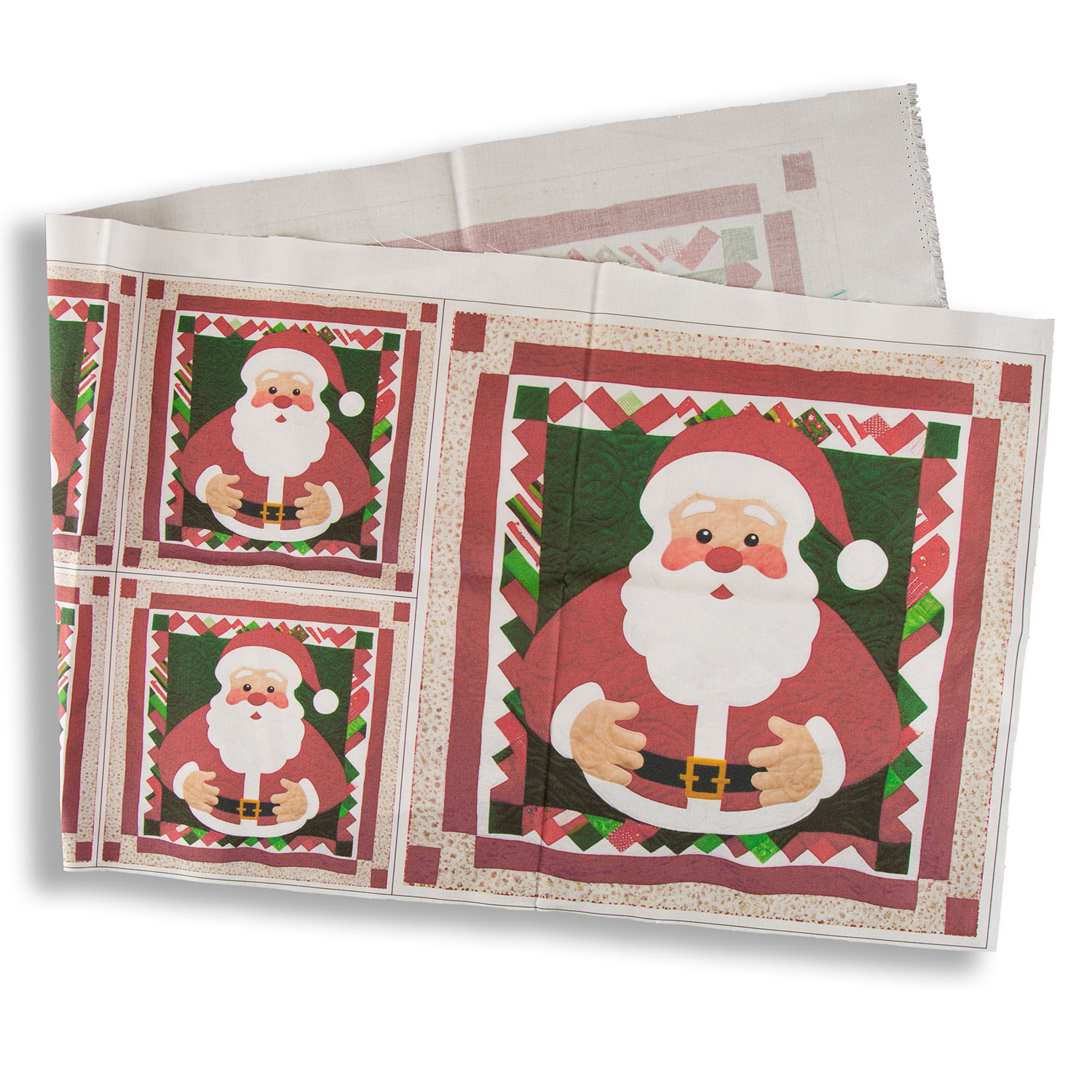 Craft Yourself Silly Festive Bag & Cushion Panels - 2 x 13.5" Panels & 4x 6" Panels - Pick N Mix - Choose Any 2 - Patchwork Santa