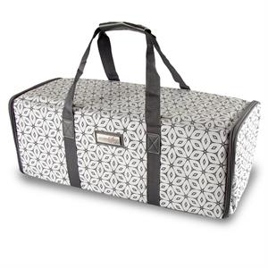 Everything Mary Grey/White Geometric Cutting Machine Storage Carry Case - 561417