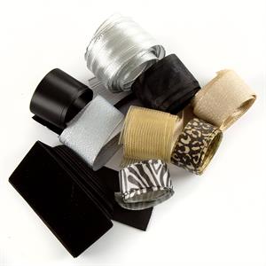 Dawn Bibby Black, Gold & Silver Luxury Ribbon Selection - LIMITED EDITION - 564216