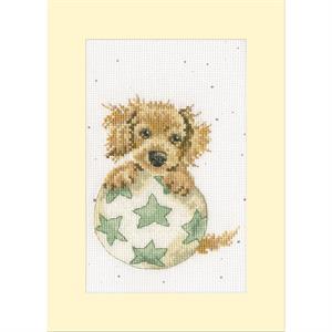 Bothy Threads Bouncing Birthday Greetings Card Counted Cross Stitch Kit - 10 x 16cm - 570764