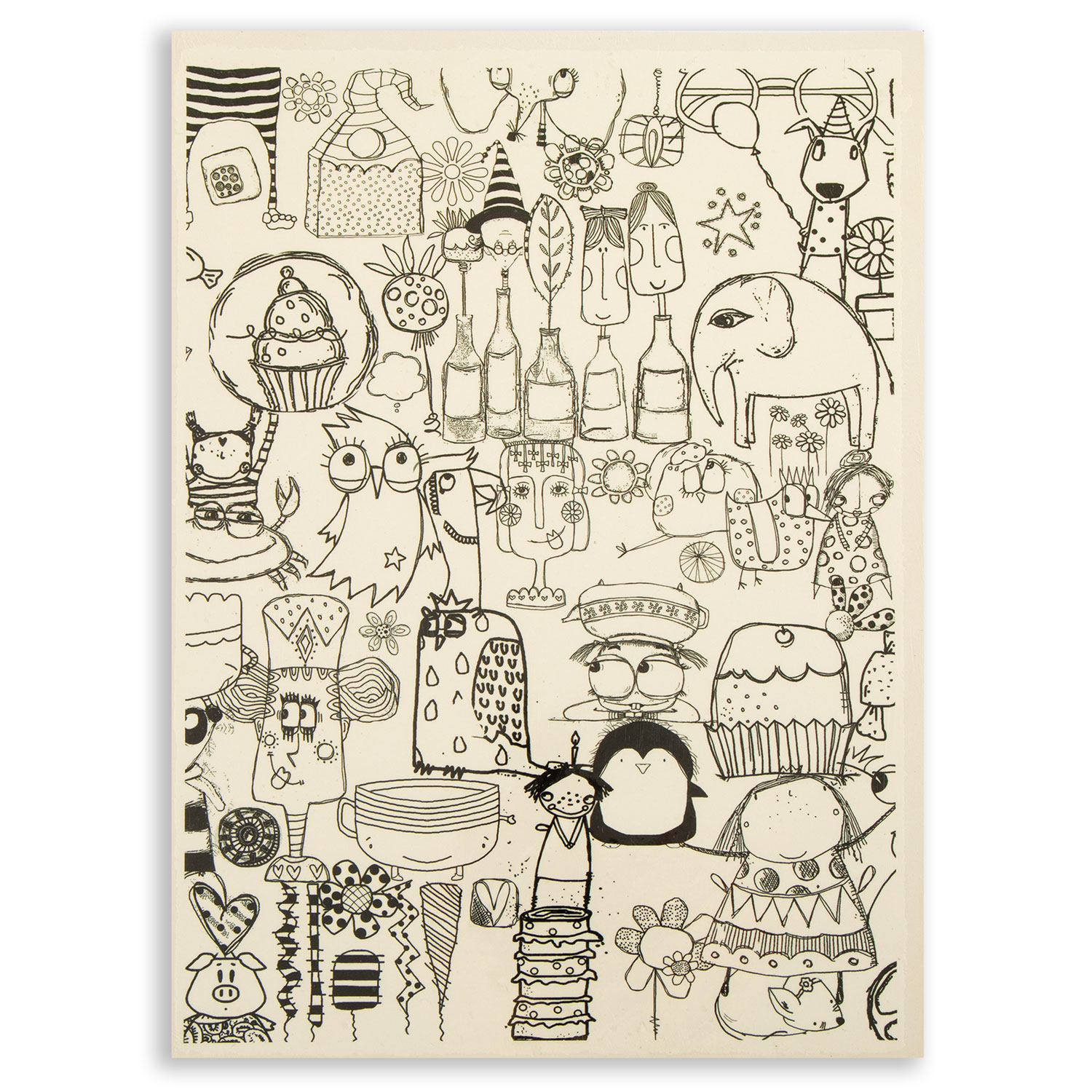 Dress My Craft A4 Transfer Me Pick N Mix - Choose any 8 - Doodled Background