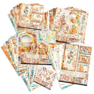 Ciao Bella Coral Reef Paper Collection - 2 x 12x12", A4, 8x8" & 6x6" Fussy Cut - 590389