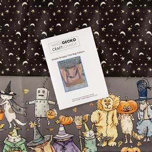 White Gecko Trick or Treat Tote Bag Pattern Inc Kit - 591347