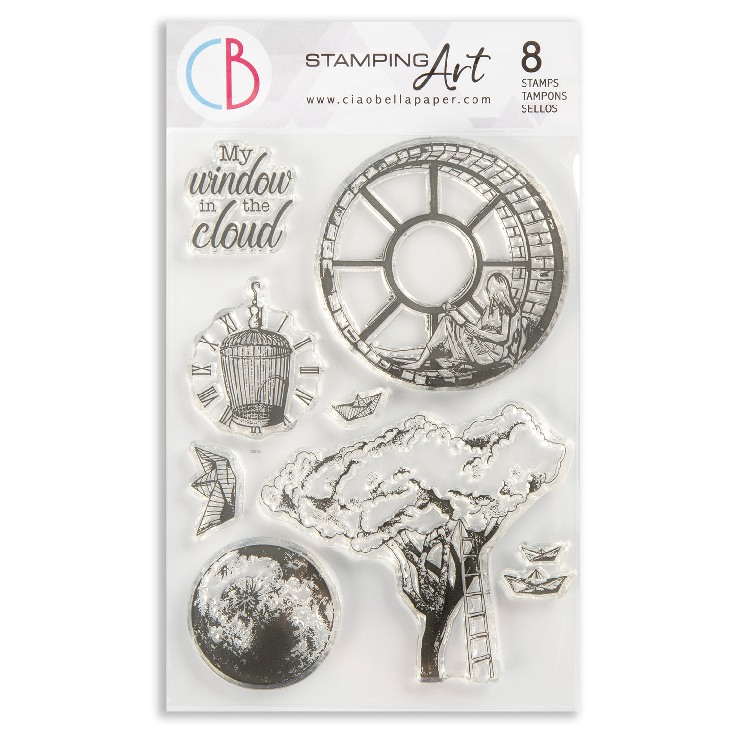 Ciao Bella 2 x 4x6" Stamp Sets - Choose any 2 - Windows In The Cloud