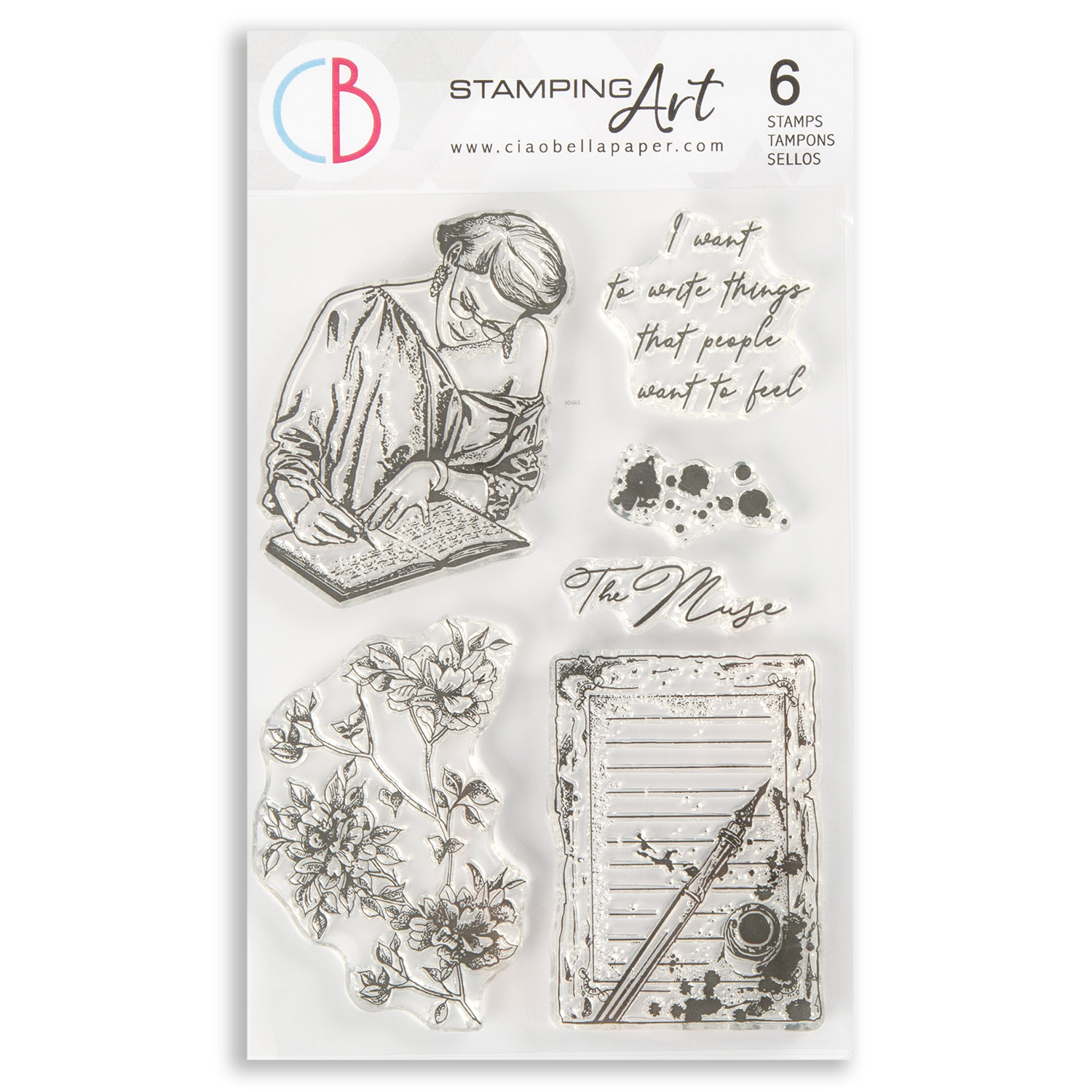Ciao Bella 2 x 4x6" Stamp Sets - Choose any 2 - The Muse