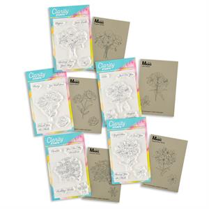 Clarity Crafts Linda's Floral A6 Stamp & Mask Collection - Set 2 - 596175