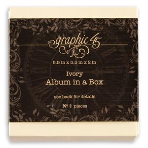 Graphic 45 Album in a Box - Ivory - 597409