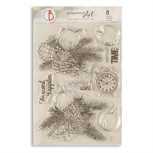 Ciao Bella Clear Stamp Set 6"x8" - Winter Scent - 602396