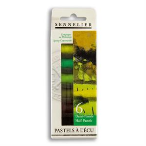 Sennelier 1/2 Soft Pastels - 6 Sticks - Spring Countryside - 607323