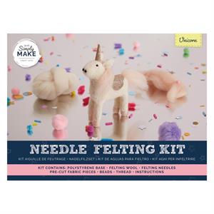 Simply Make Needle Felting Kit - Unicorn - 622279