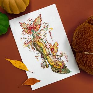 Bothy Threads Autumn Fall Greetings Card Cross Stitch Kit - 623738