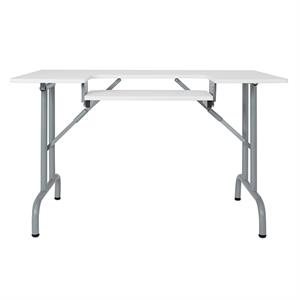 Sewing Online Folding Multipurpose Sewing Table Silver/White - 47.5 x 28 x 28.5in - 624748