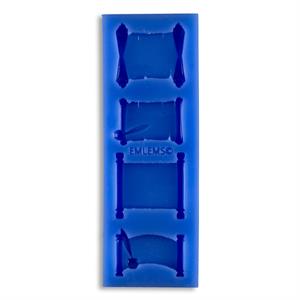 Emlems Scrolls Set Silicone Mould  - 634025