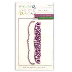 Sharon Callis Jolly Holly Border & Edge Die Set - 636986