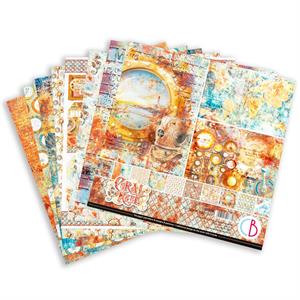 Ciao Bella Coral Reef 12x12" Patterns Pad - 8 Sheets - 646811