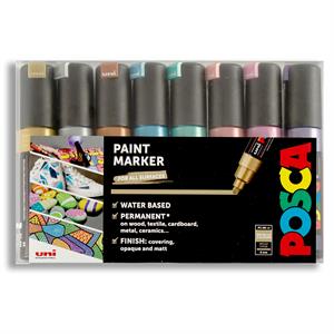 Posca PC-8K Metallic Pack -  8 Pens - 649154