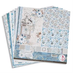 Ciao Bella Elegance of Blue 12x12" Patterns Paper Pad - 8 Sheets - 651443