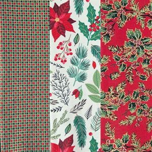 Craft Yourself Silly Christmas Fabrics Pick & Mix Pick Any 3 1/2m - 653102