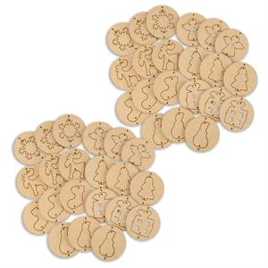 Personal Impressions MDF Christmas Decorations - 42 Shapes Total  - 654741