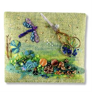 Rowandean Embroidery Damselfly Pincushion Kit - 662383