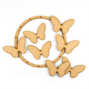 JRC Butterfly MDF Mobile - 8 Pieces - 663002