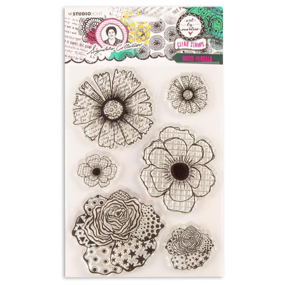 Studio Light Art by Marlene Stamp Set Pick N Mix - Choose any 3 - Mixed Florals 