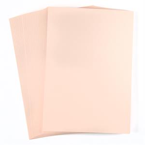 Pink Frog Crafts True Light Pink Unscored Card - 290gsm - 21x30cm - 40 Sheets - 670649