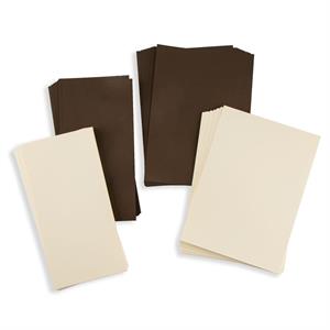 Pink Frog Crafts 6” Memory Book True Brown & True Ivory - Inc Instructions to Make 4 Memory Books - 673344