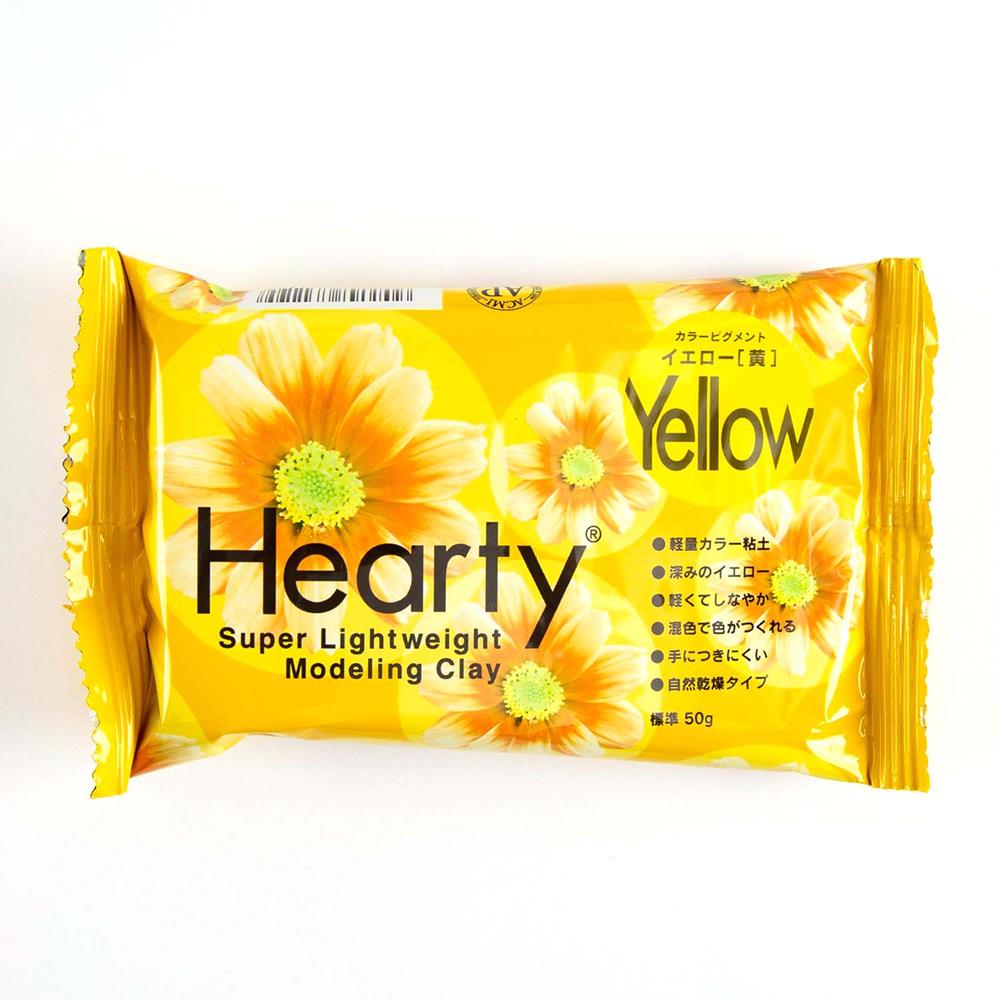 Hearty Soft Air Dry Modelling Clay Pick-N-Mix - Choose Any 3 - Yellow 