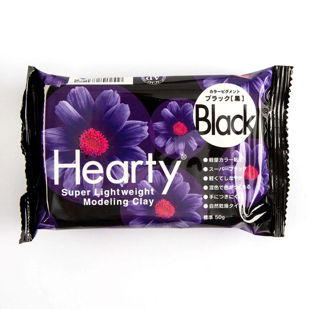 Hearty Soft Air Dry Modelling Clay Pick-N-Mix - Choose Any 3 - Black 