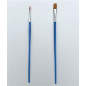 Matthew Palmer Fine and Flat Watercolour Brushes - Set of 2 - 680212