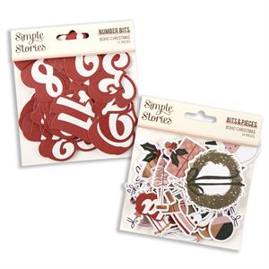 Boho Christmas Bits & Pieces Die-Cuts - 54 Piece Pack & 31 Piece Pack - 685690