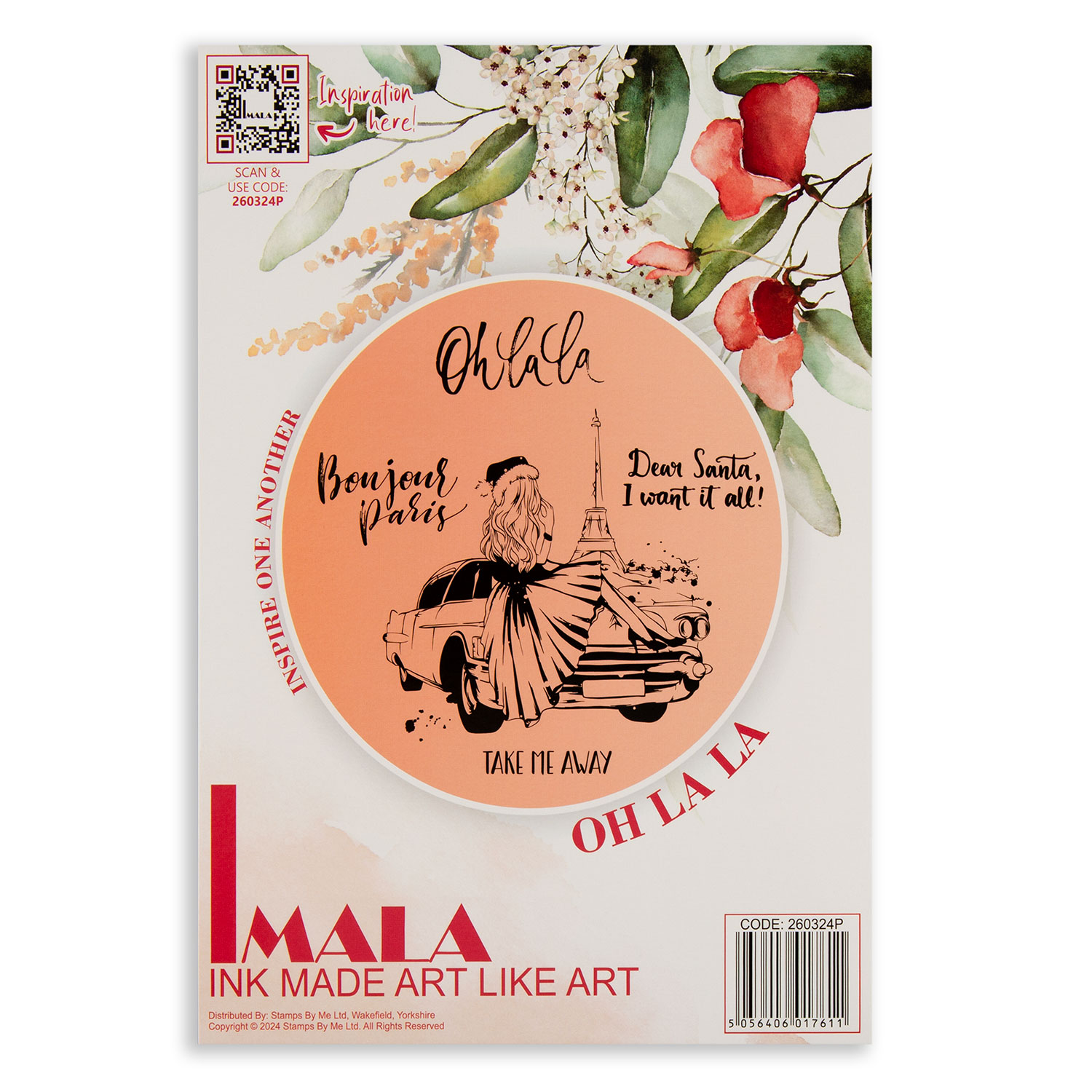 IMALA Chrismas Icons A5 Stamp Pick-n-Mix - Choose Any 3 - Oh La La - 5 Stamps