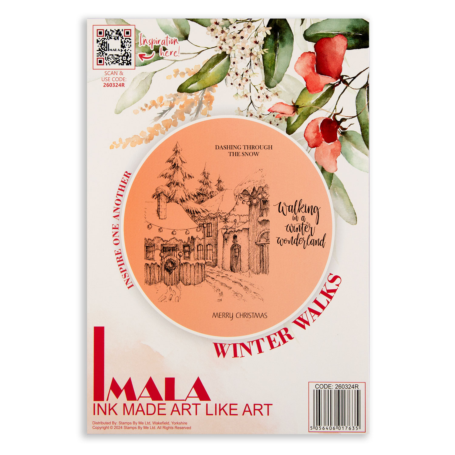 IMALA Chrismas Icons A5 Stamp Pick-n-Mix - Choose Any 3 - Winter Walks - 4 Stamps